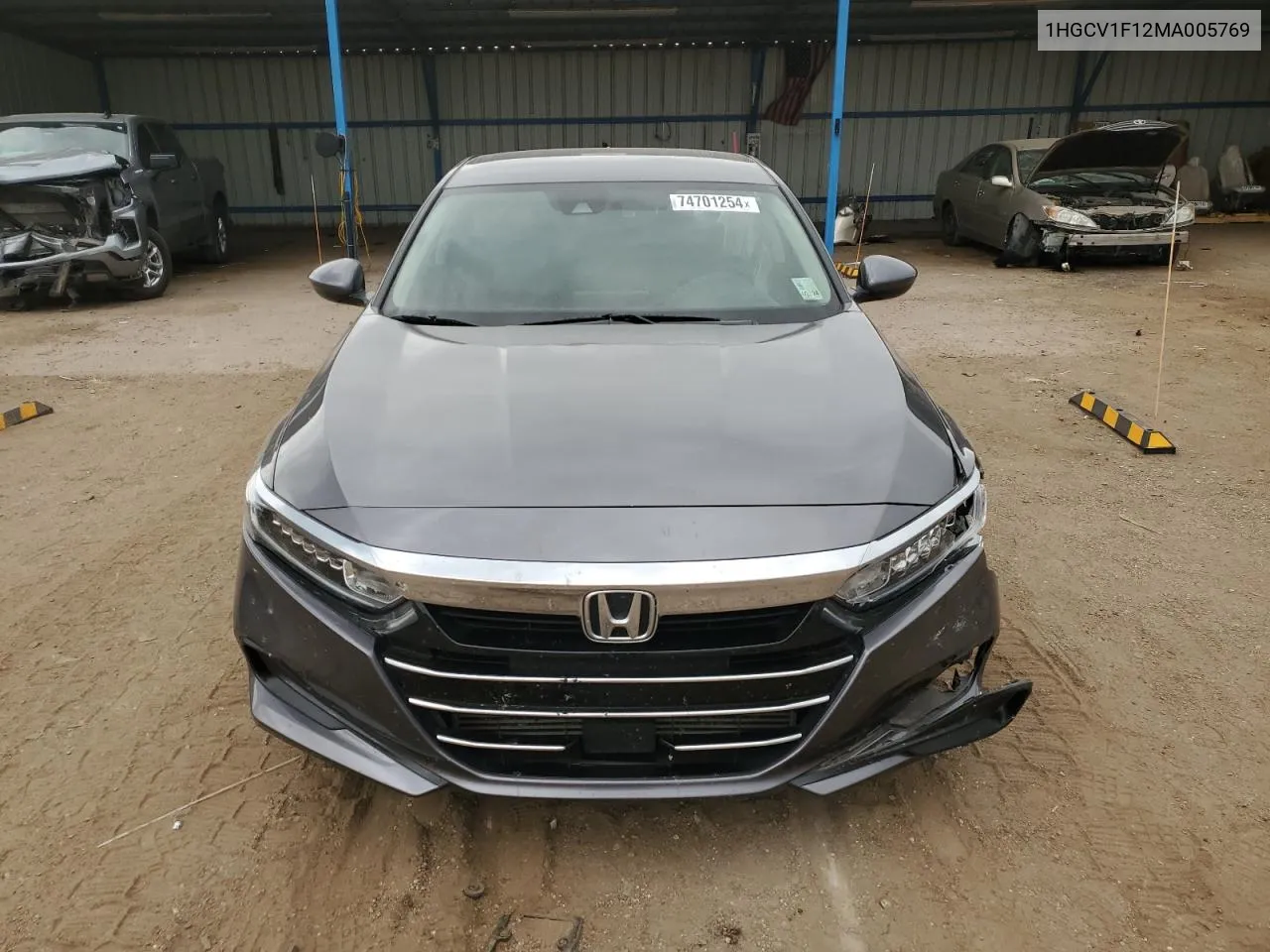 2021 Honda Accord Lx VIN: 1HGCV1F12MA005769 Lot: 74701254