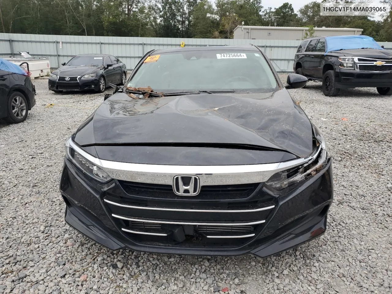 2021 Honda Accord Lx VIN: 1HGCV1F14MA039065 Lot: 74725664