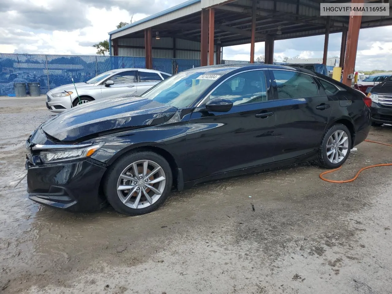 2021 Honda Accord Lx VIN: 1HGCV1F14MA116954 Lot: 74742804