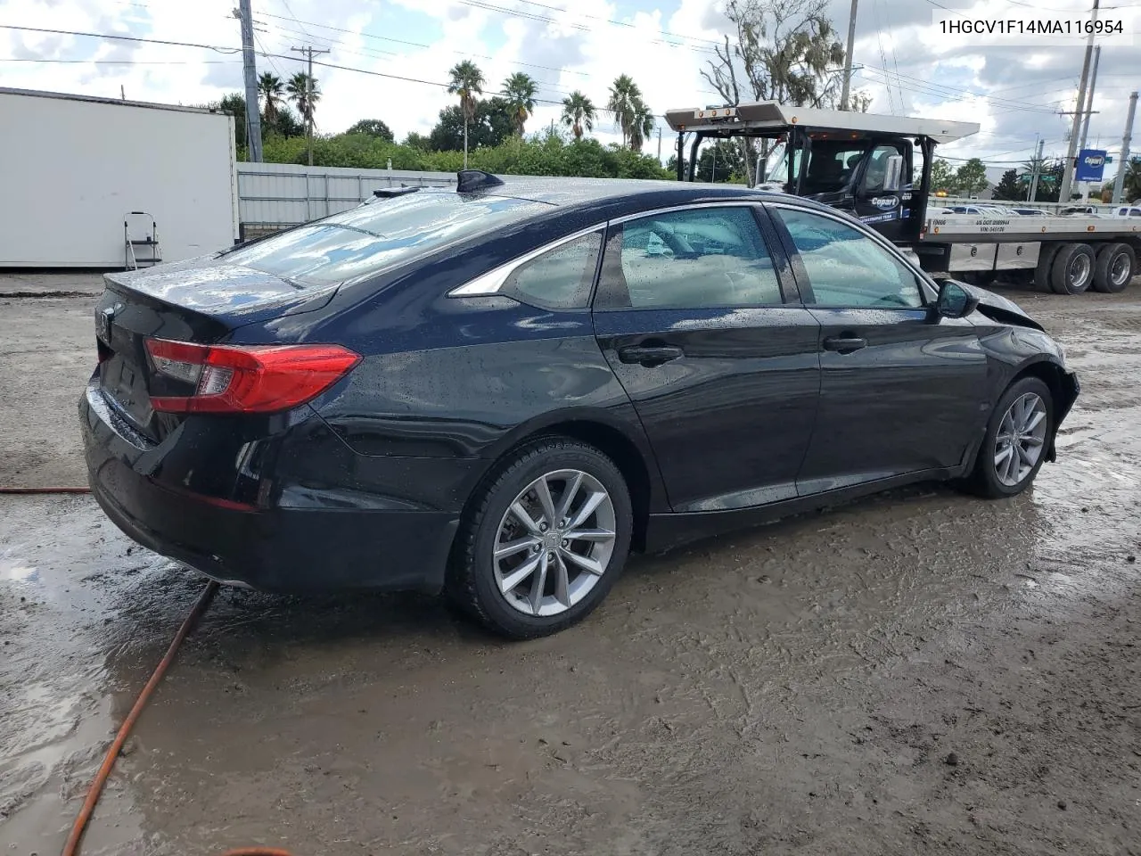 2021 Honda Accord Lx VIN: 1HGCV1F14MA116954 Lot: 74742804