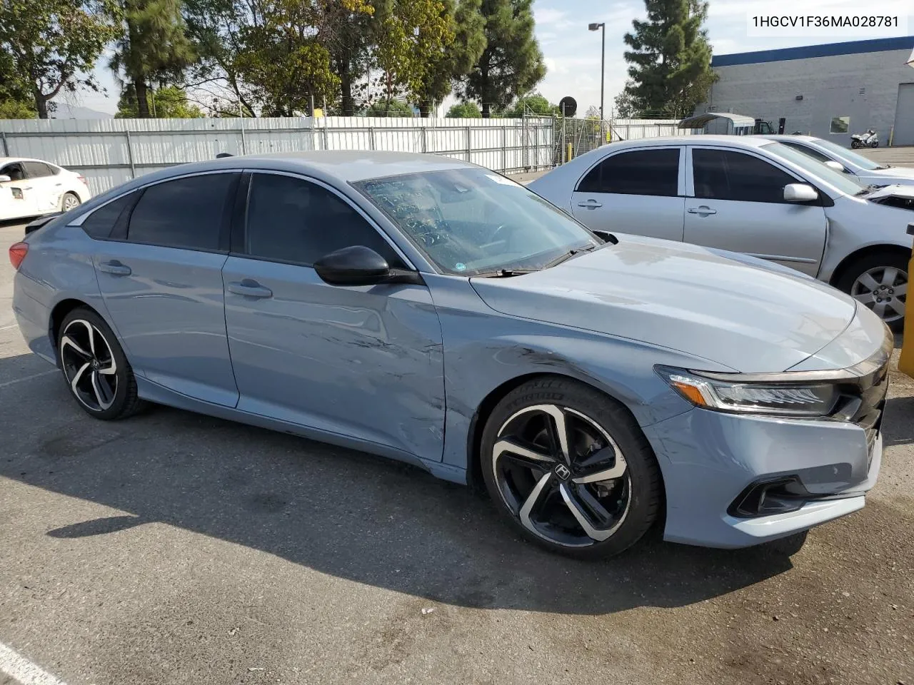 2021 Honda Accord Sport VIN: 1HGCV1F36MA028781 Lot: 74773154