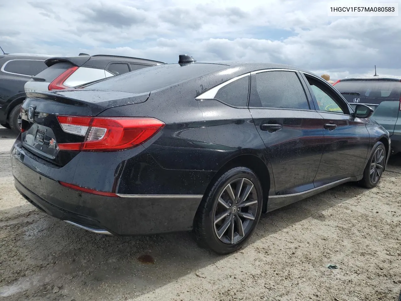 2021 Honda Accord Exl VIN: 1HGCV1F57MA080583 Lot: 75075344