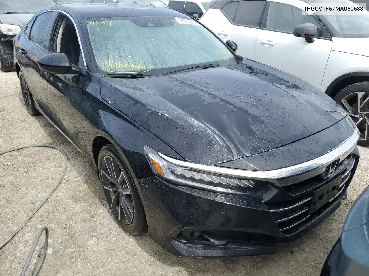 2021 Honda Accord Exl VIN: 1HGCV1F57MA080583 Lot: 75075344