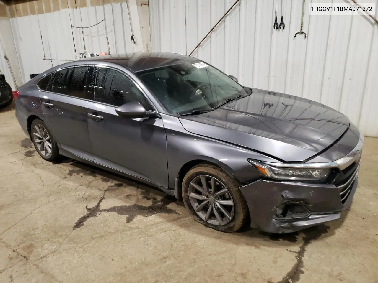 2021 Honda Accord Lx VIN: 1HGCV1F18MA071372 Lot: 75110944