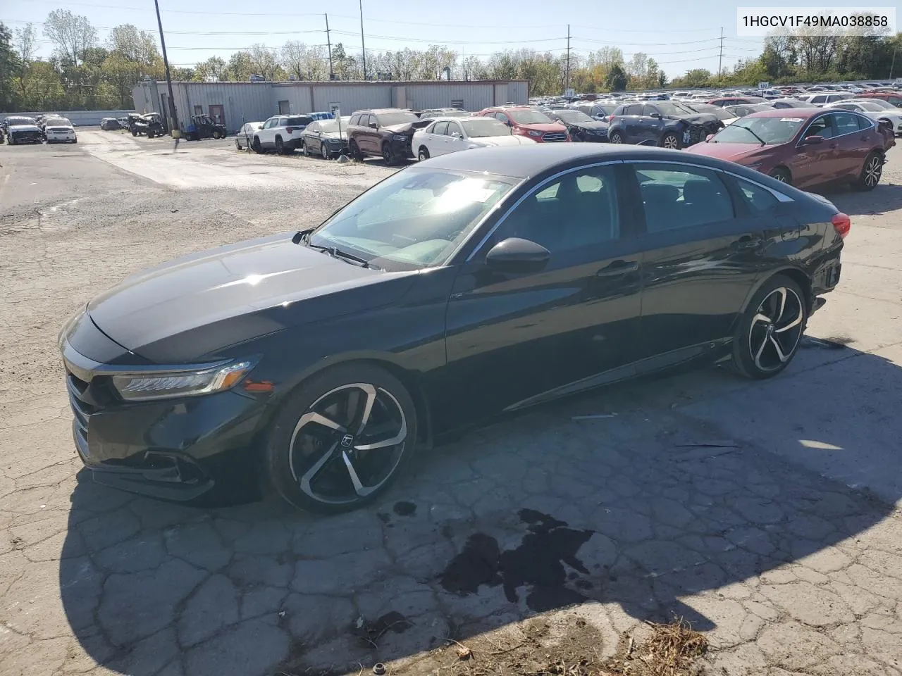 1HGCV1F49MA038858 2021 Honda Accord Sport Se