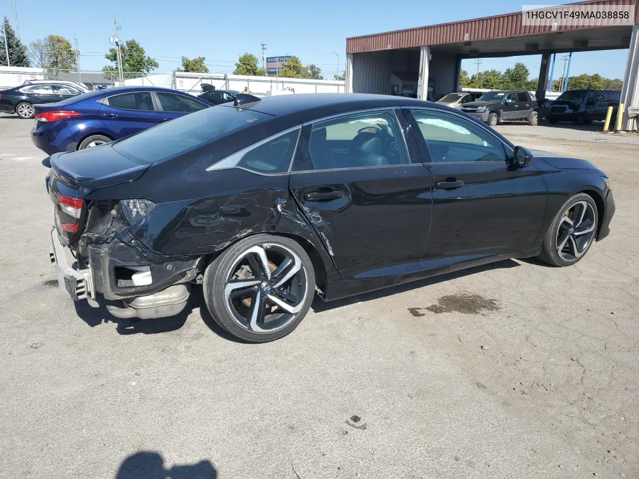 1HGCV1F49MA038858 2021 Honda Accord Sport Se