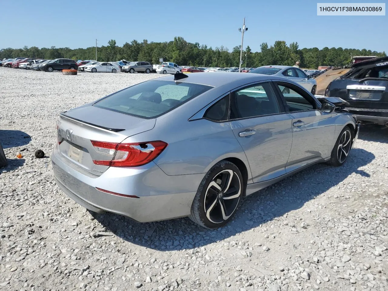 1HGCV1F38MA030869 2021 Honda Accord Sport