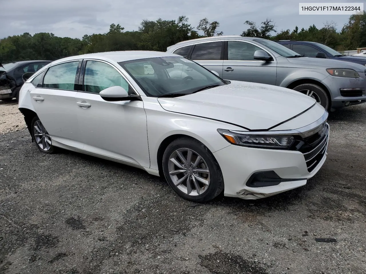 2021 Honda Accord Lx VIN: 1HGCV1F17MA122344 Lot: 75337604