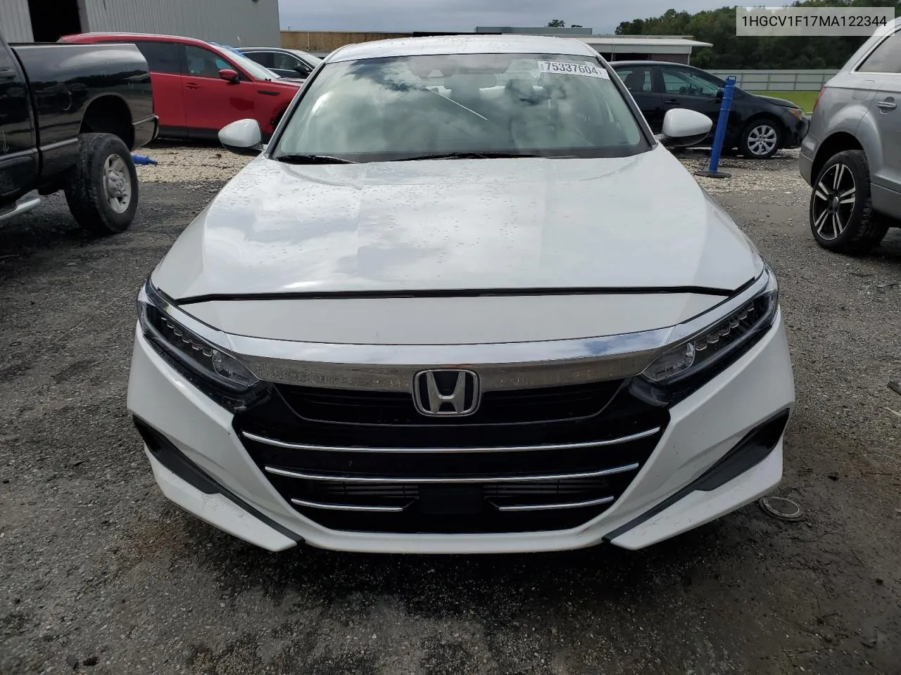 2021 Honda Accord Lx VIN: 1HGCV1F17MA122344 Lot: 75337604