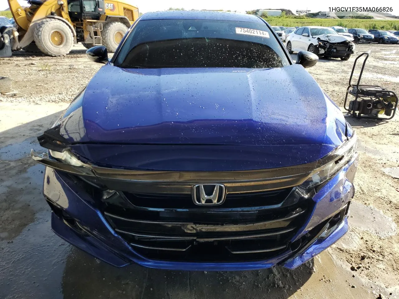 2021 Honda Accord Sport VIN: 1HGCV1F35MA066826 Lot: 75402114