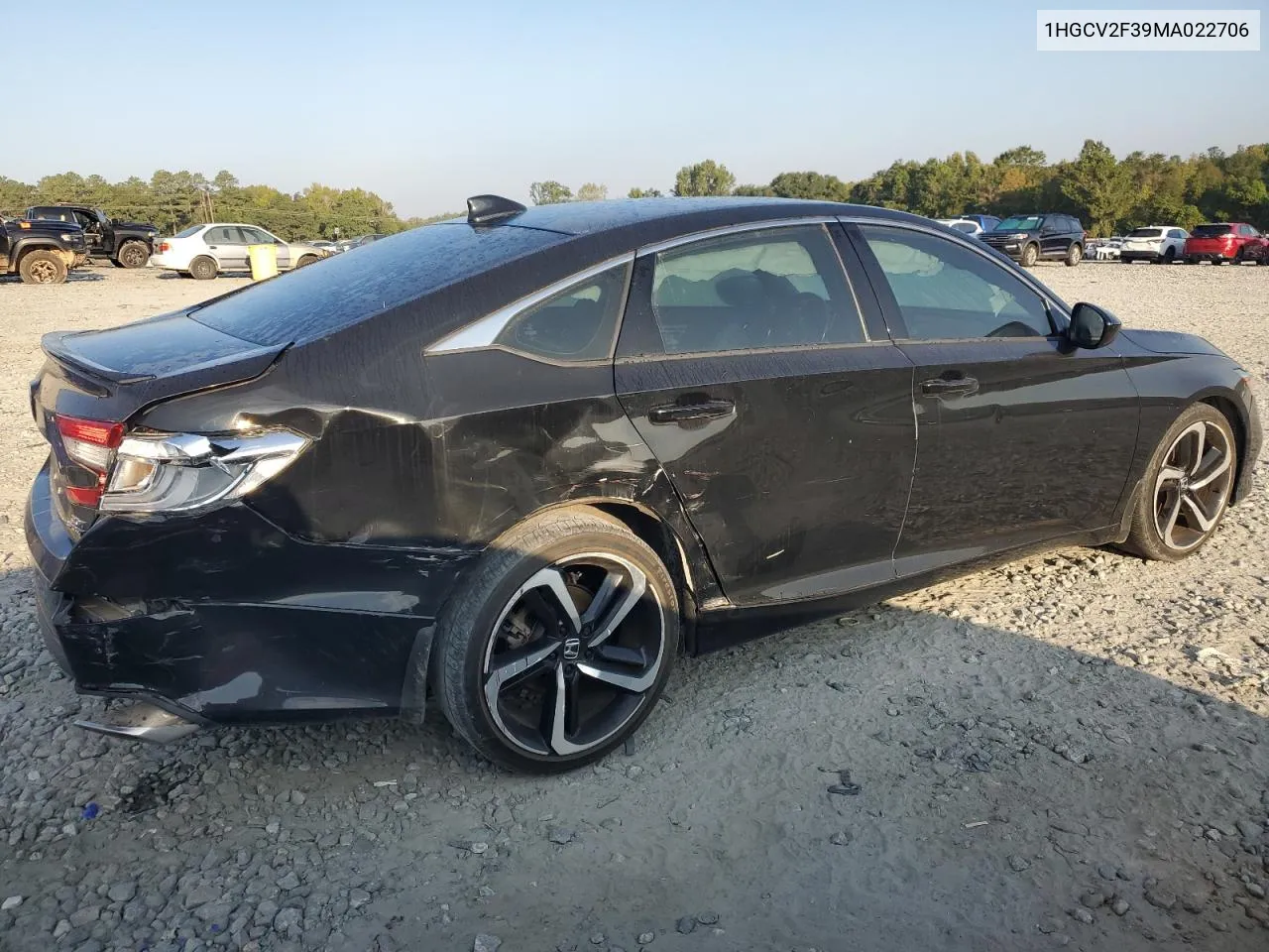 2021 Honda Accord Sport VIN: 1HGCV2F39MA022706 Lot: 75462254