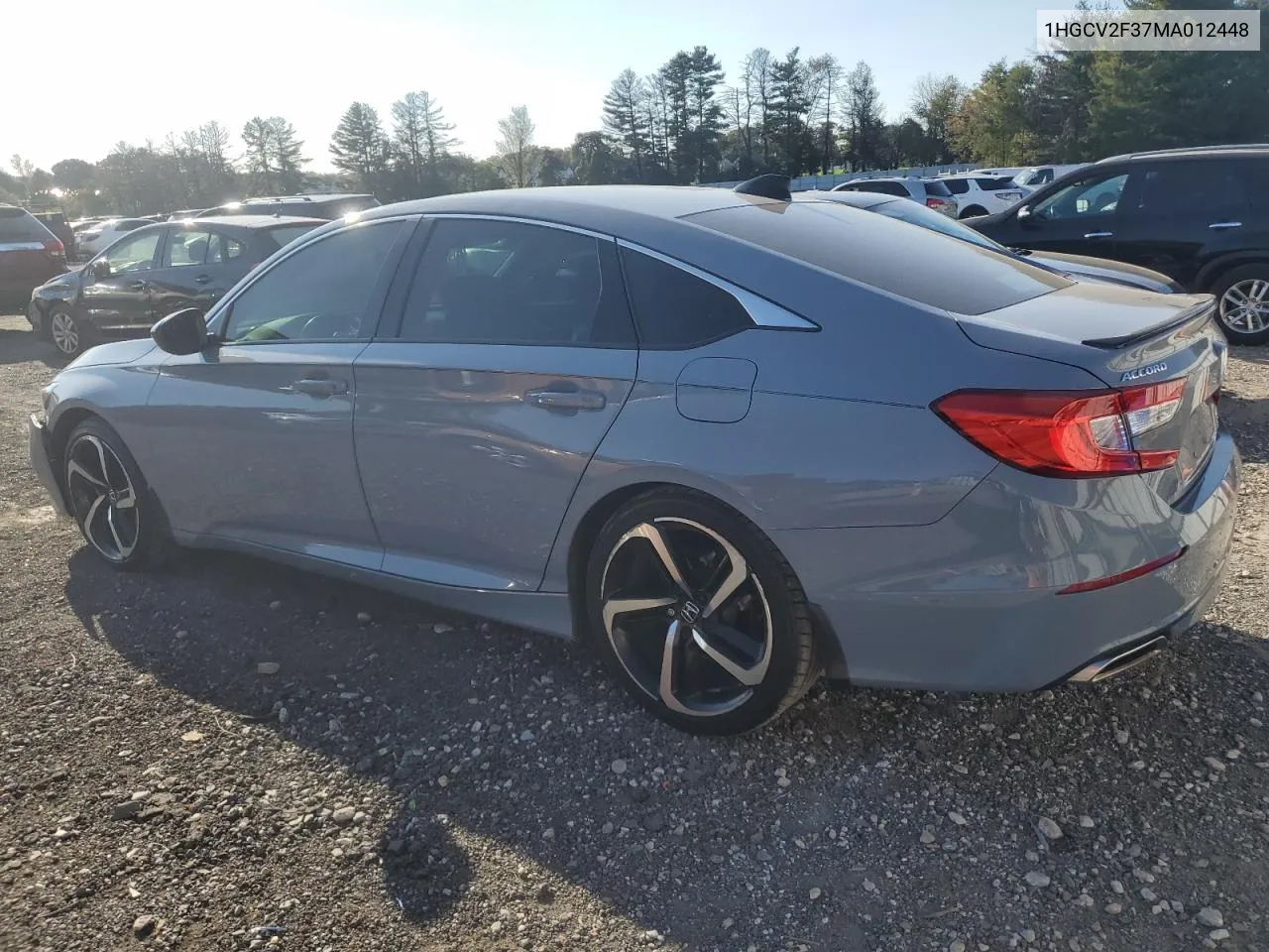 2021 Honda Accord Sport VIN: 1HGCV2F37MA012448 Lot: 75731814