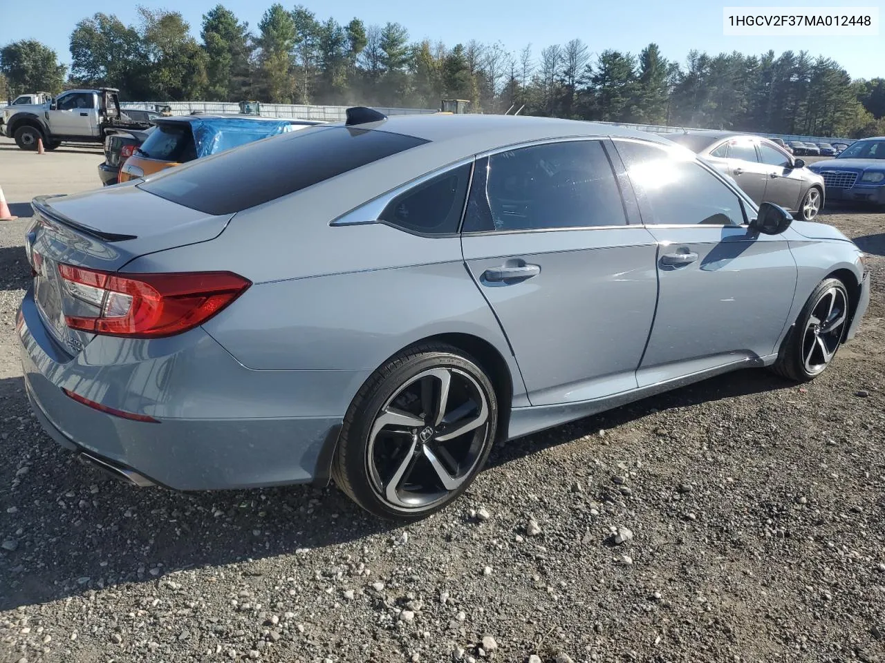 2021 Honda Accord Sport VIN: 1HGCV2F37MA012448 Lot: 75731814