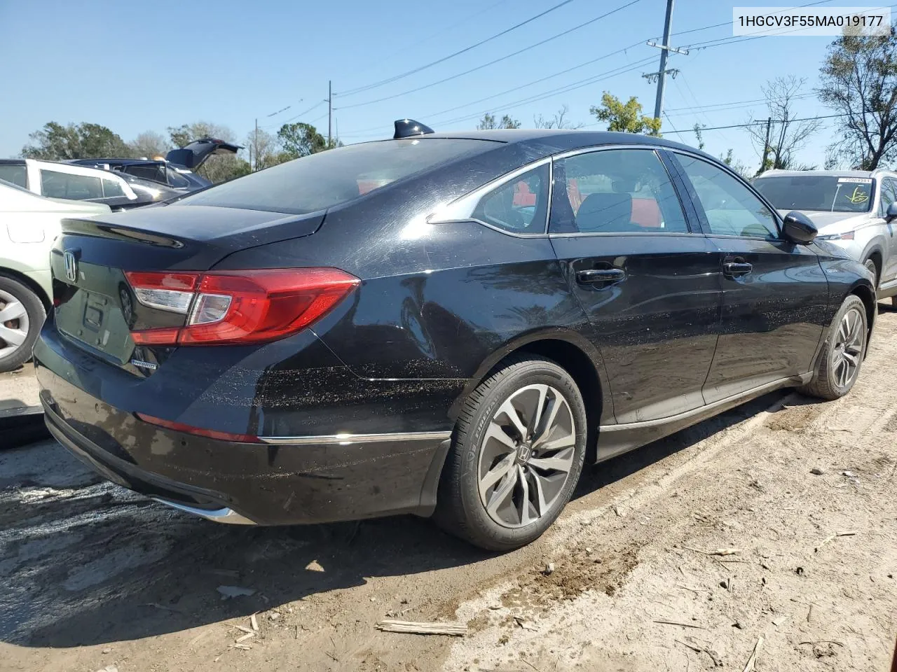 1HGCV3F55MA019177 2021 Honda Accord Hybrid Exl