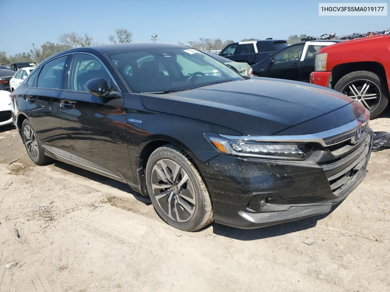 2021 Honda Accord Hybrid Exl VIN: 1HGCV3F55MA019177 Lot: 75809514