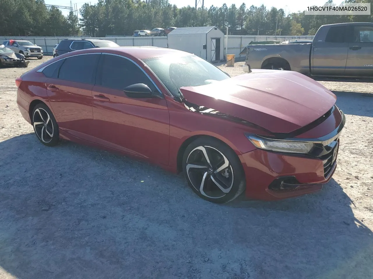 1HGCV1F40MA026520 2021 Honda Accord Sport Se