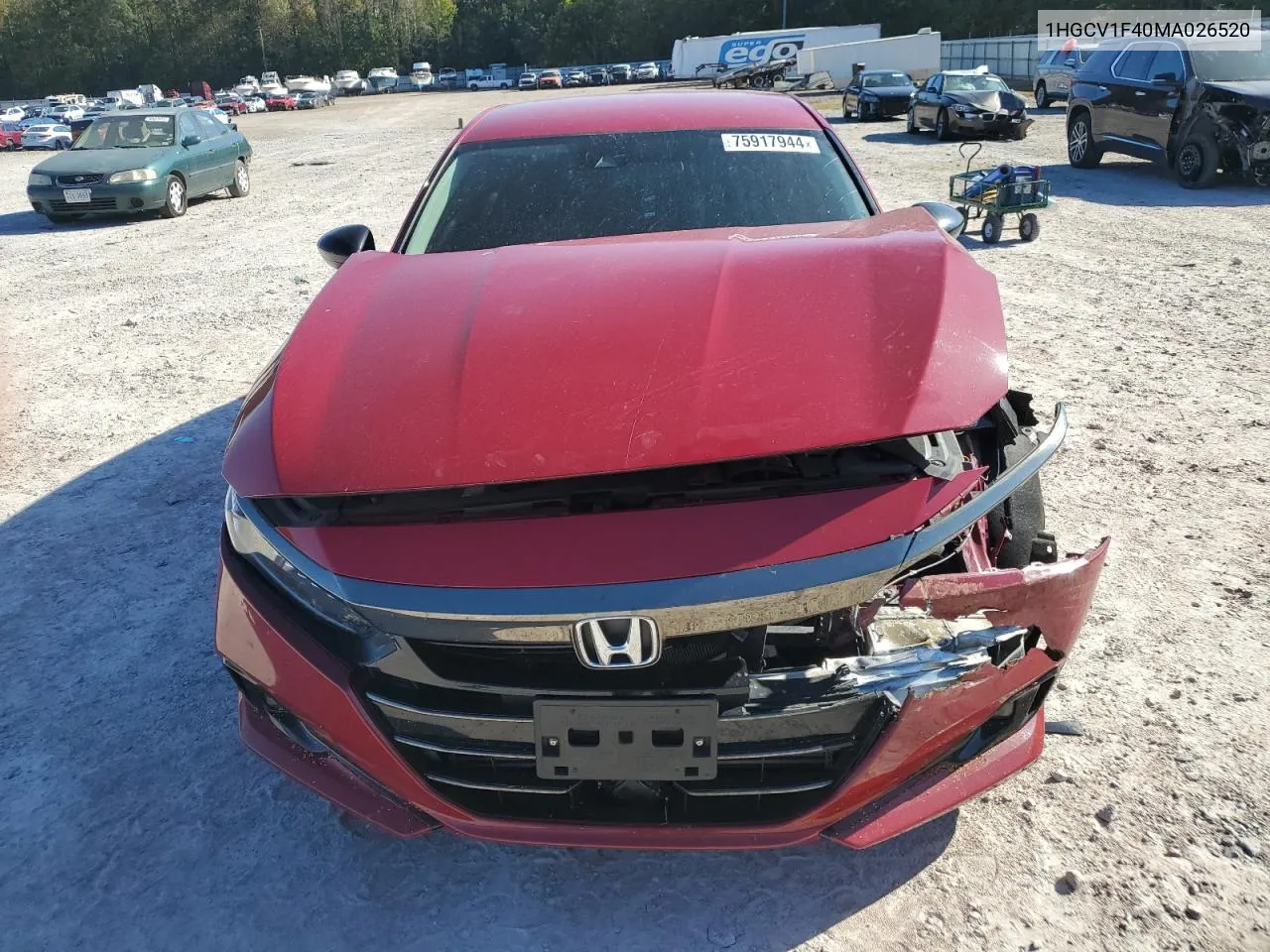 1HGCV1F40MA026520 2021 Honda Accord Sport Se