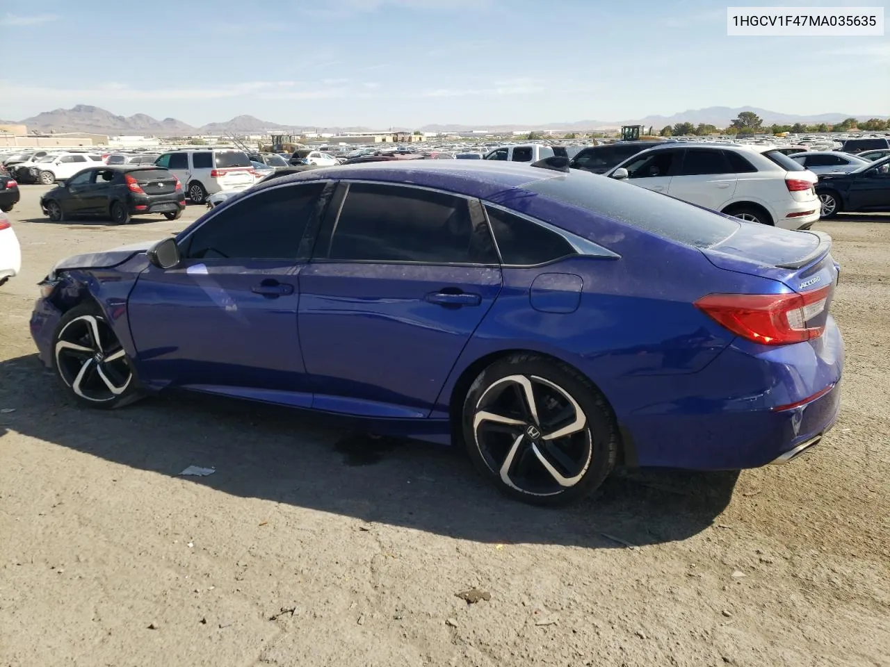 2021 Honda Accord Sport Se VIN: 1HGCV1F47MA035635 Lot: 75942454