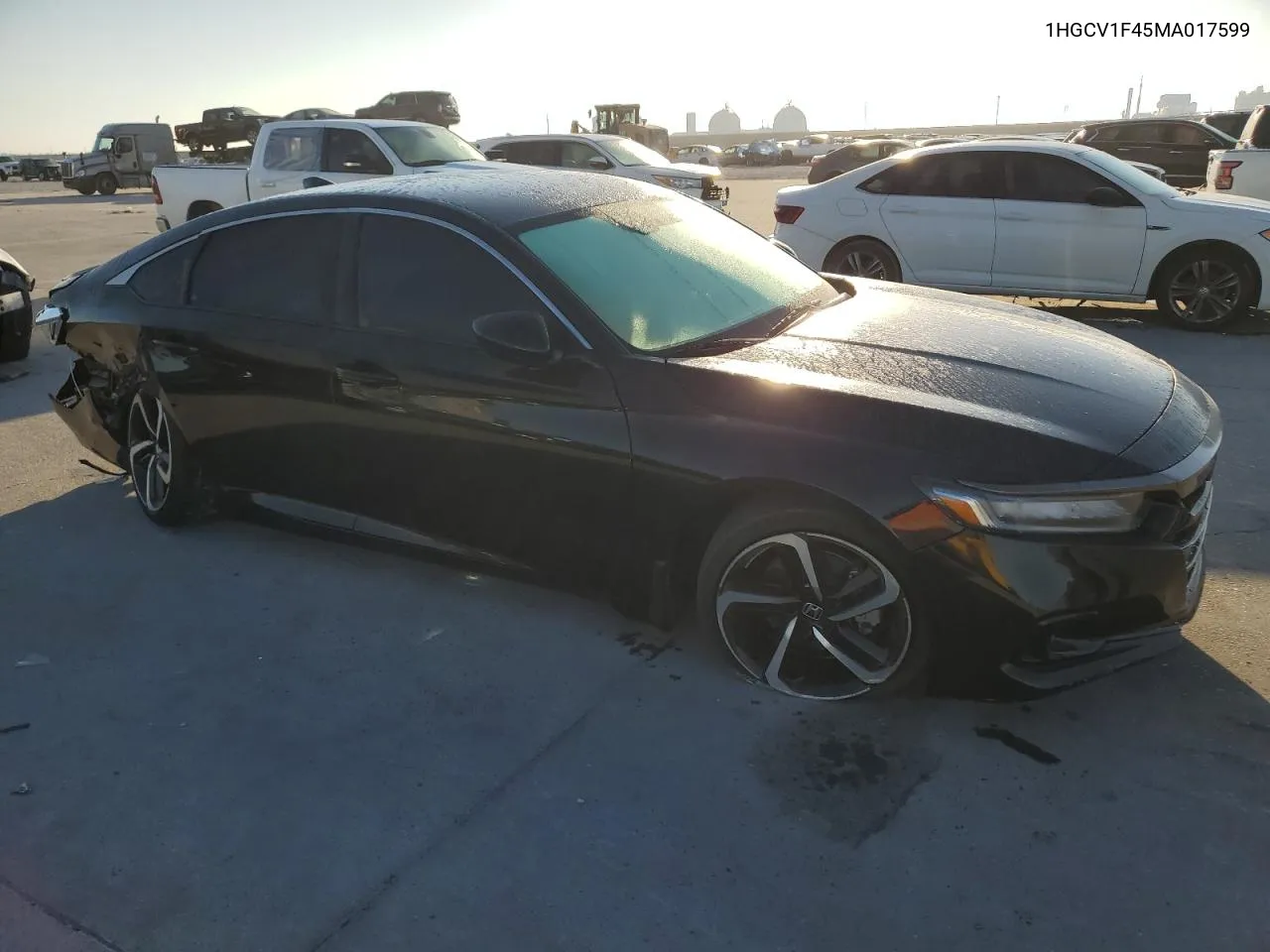 2021 Honda Accord Sport Se VIN: 1HGCV1F45MA017599 Lot: 76251734