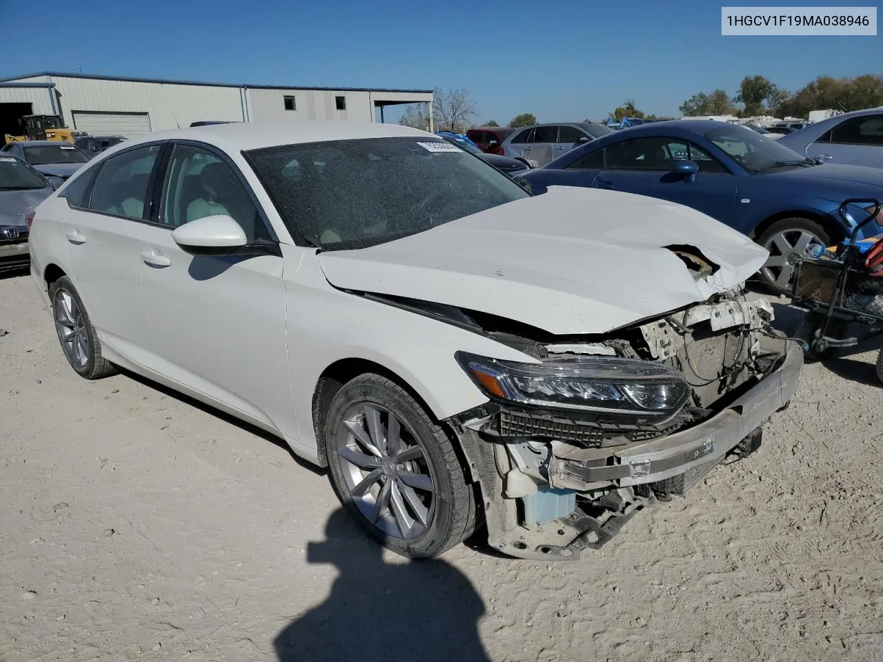 2021 Honda Accord Lx VIN: 1HGCV1F19MA038946 Lot: 76255624