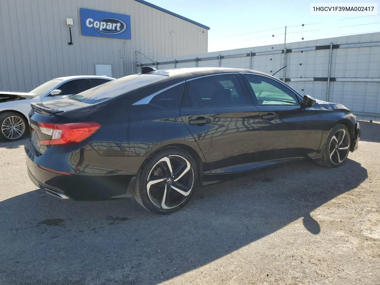 2021 Honda Accord Sport VIN: 1HGCV1F39MA002417 Lot: 76571454