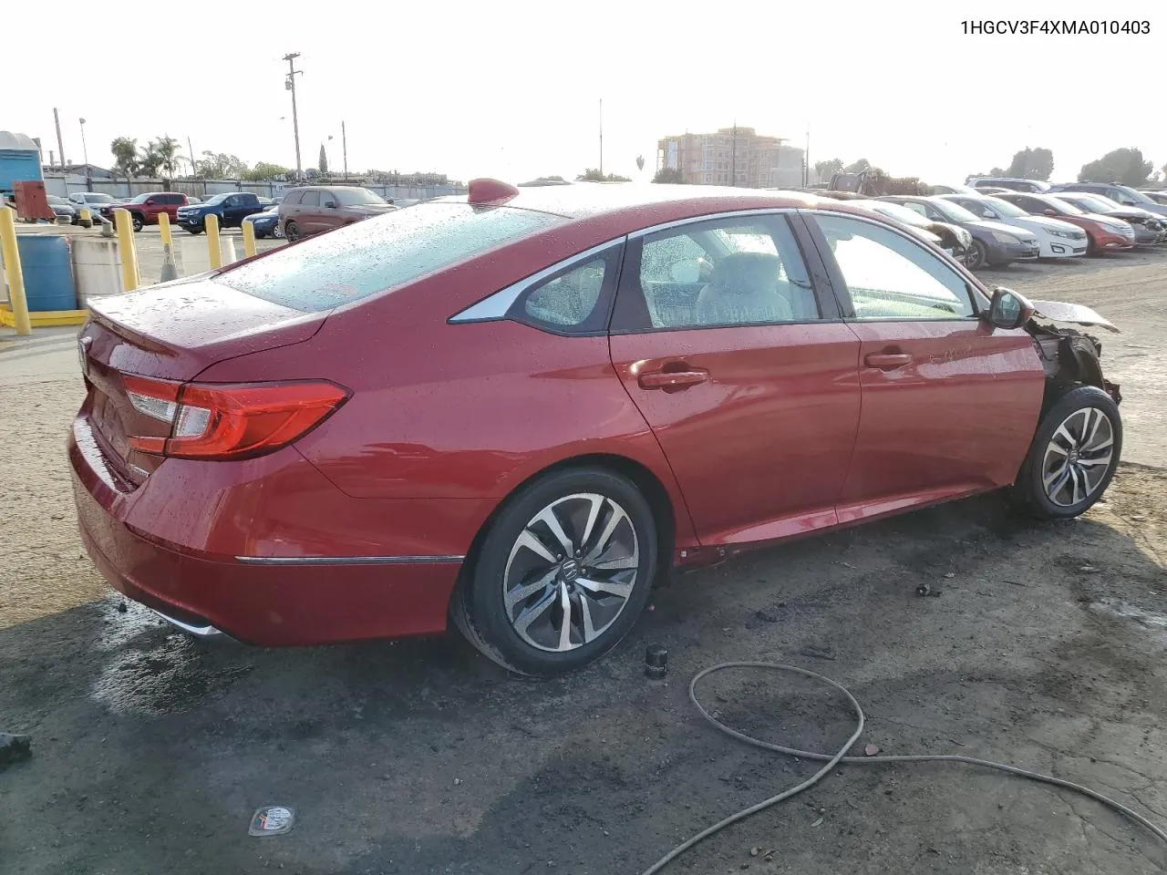 2021 Honda Accord Hybrid Ex VIN: 1HGCV3F4XMA010403 Lot: 76581754