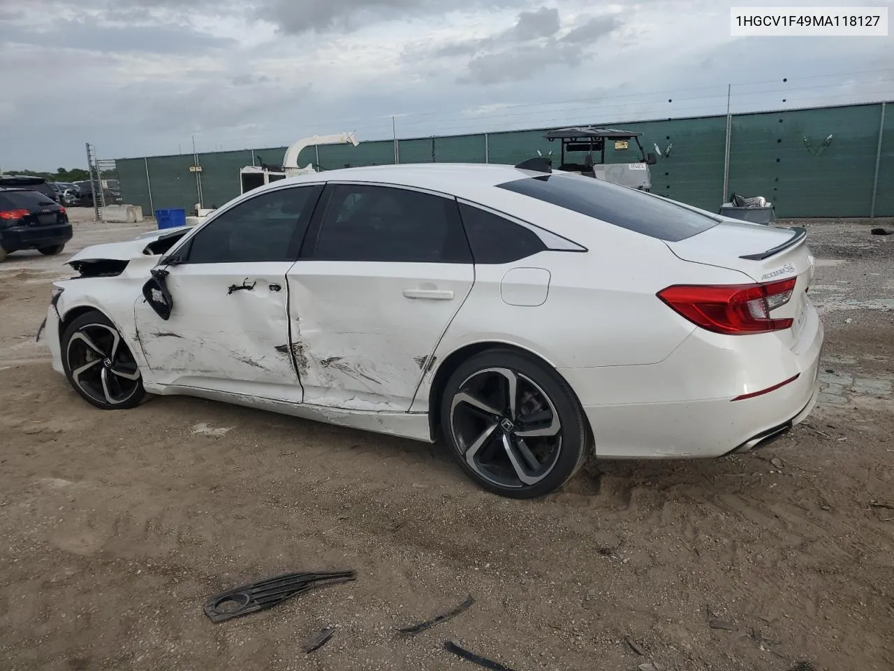 2021 Honda Accord Sport Se VIN: 1HGCV1F49MA118127 Lot: 76661784