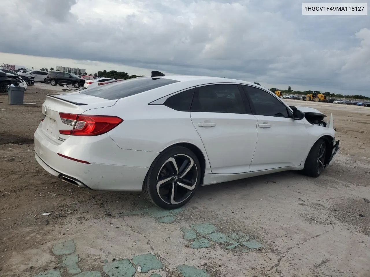 2021 Honda Accord Sport Se VIN: 1HGCV1F49MA118127 Lot: 76661784