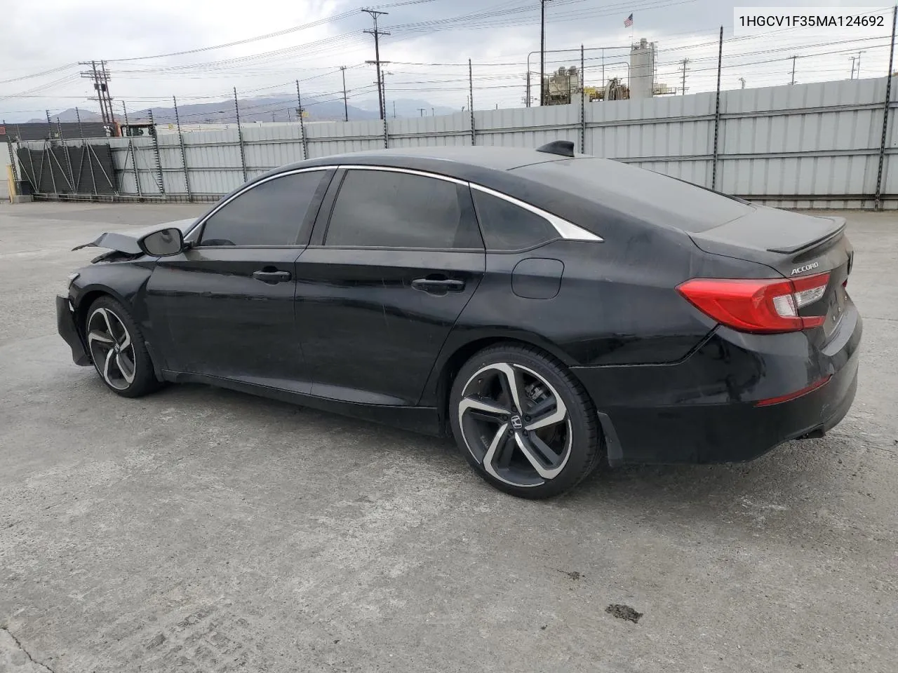 2021 Honda Accord Sport VIN: 1HGCV1F35MA124692 Lot: 76840914