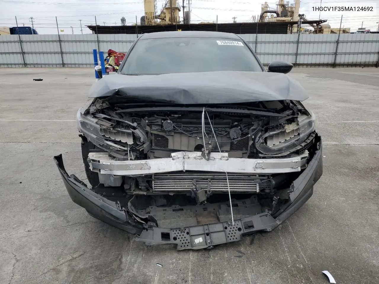 2021 Honda Accord Sport VIN: 1HGCV1F35MA124692 Lot: 76840914