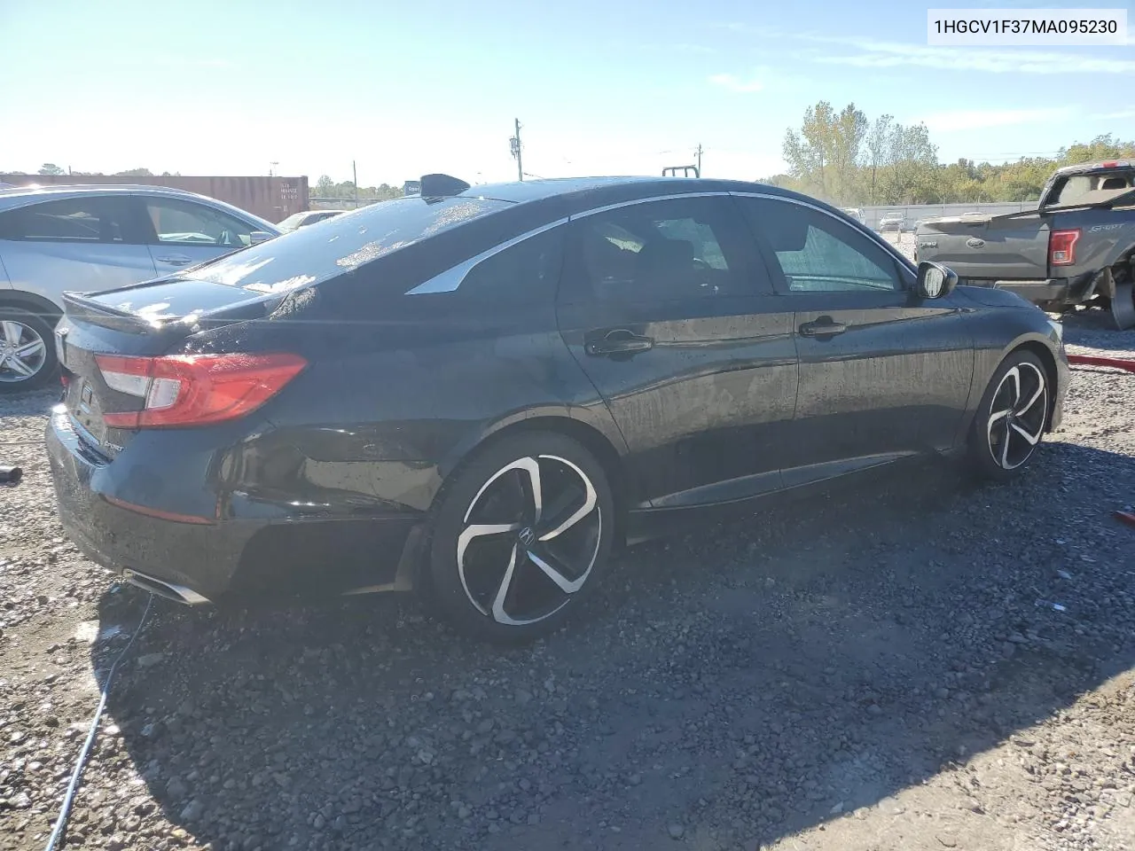 2021 Honda Accord Sport VIN: 1HGCV1F37MA095230 Lot: 76888544