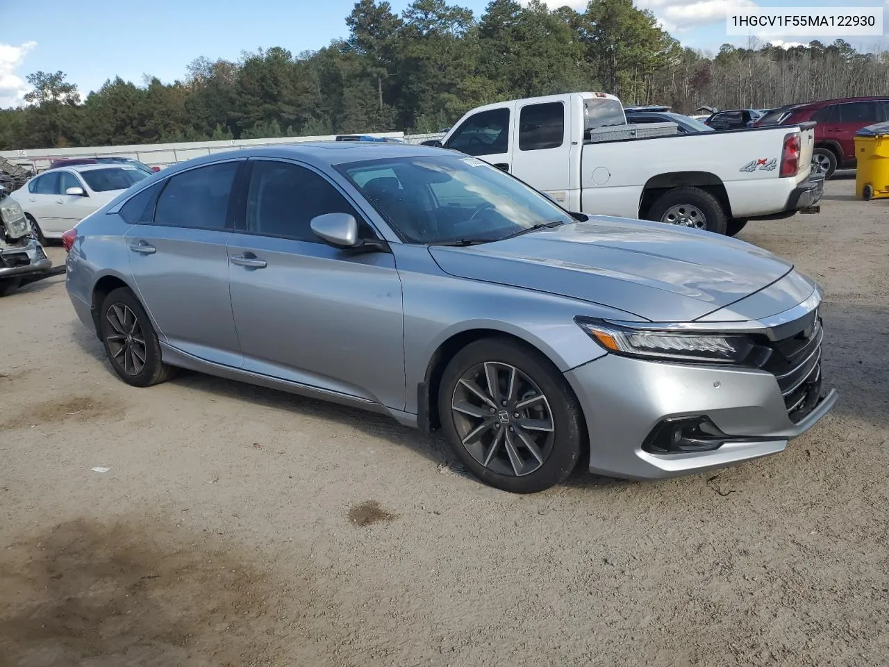 2021 Honda Accord Exl VIN: 1HGCV1F55MA122930 Lot: 77309984