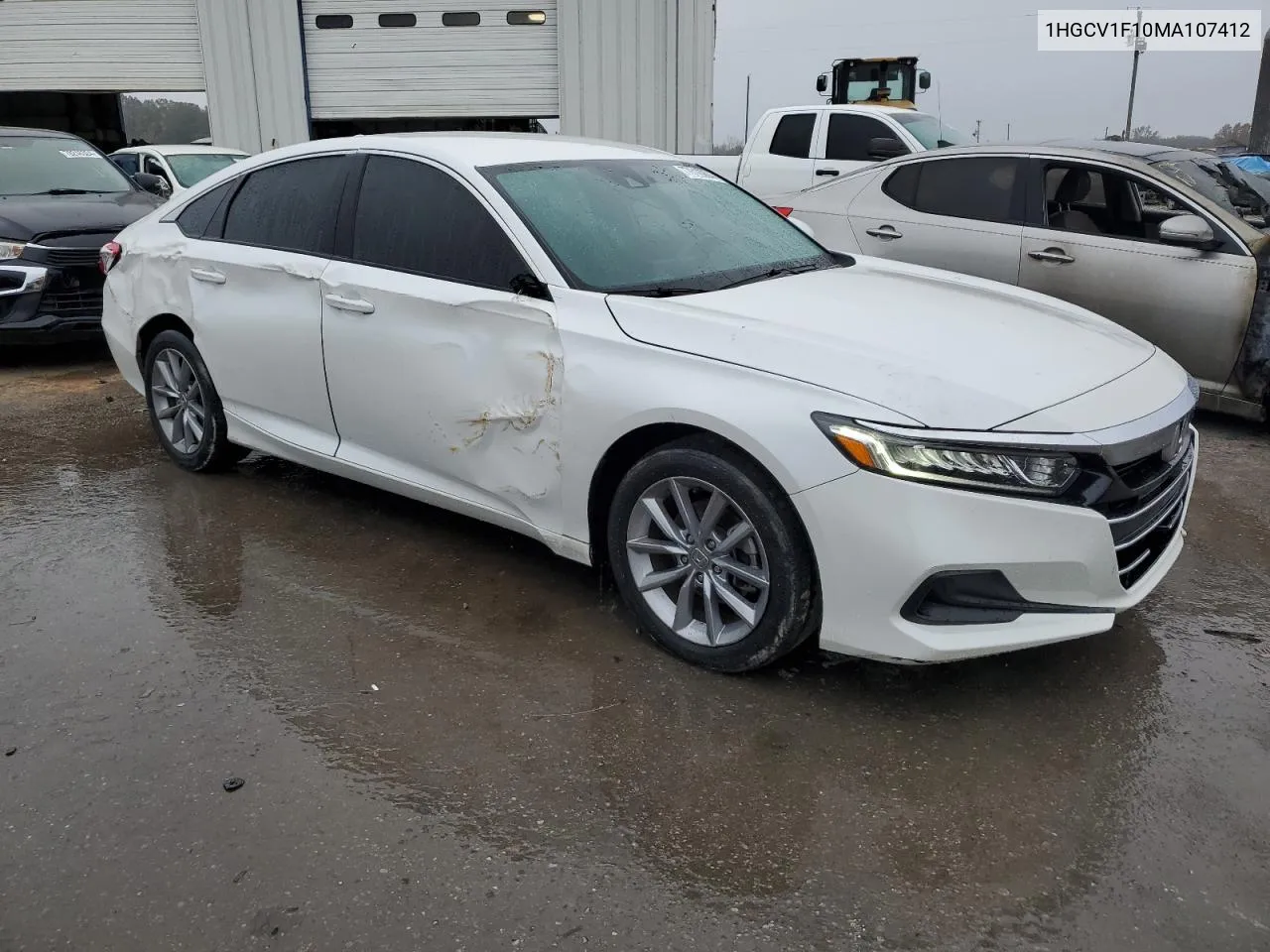 2021 Honda Accord Lx VIN: 1HGCV1F10MA107412 Lot: 77816904