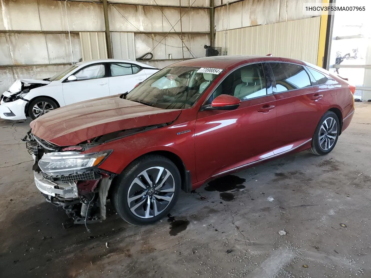 1HGCV3F53MA007965 2021 Honda Accord Hybrid Exl