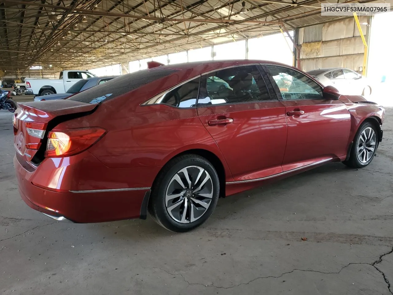 1HGCV3F53MA007965 2021 Honda Accord Hybrid Exl