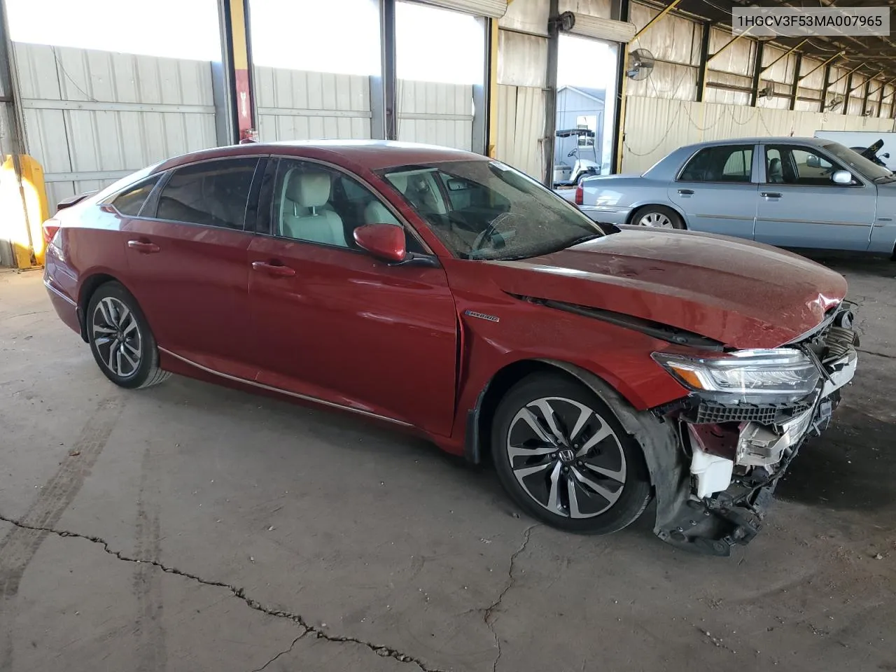 1HGCV3F53MA007965 2021 Honda Accord Hybrid Exl