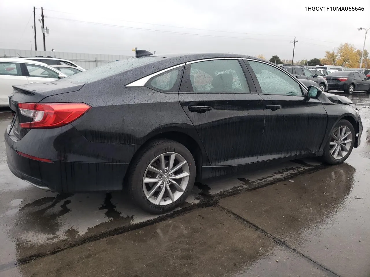 2021 Honda Accord Lx VIN: 1HGCV1F10MA065646 Lot: 78463834