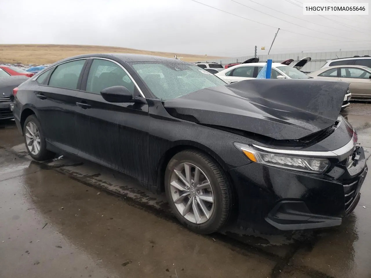 2021 Honda Accord Lx VIN: 1HGCV1F10MA065646 Lot: 78463834