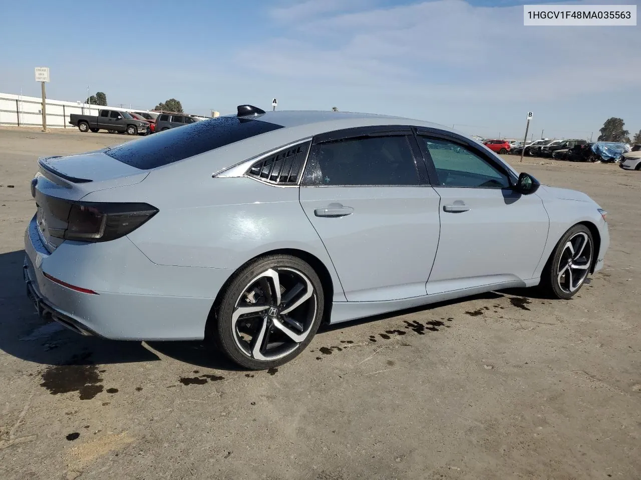 2021 Honda Accord Sport Se VIN: 1HGCV1F48MA035563 Lot: 78534164