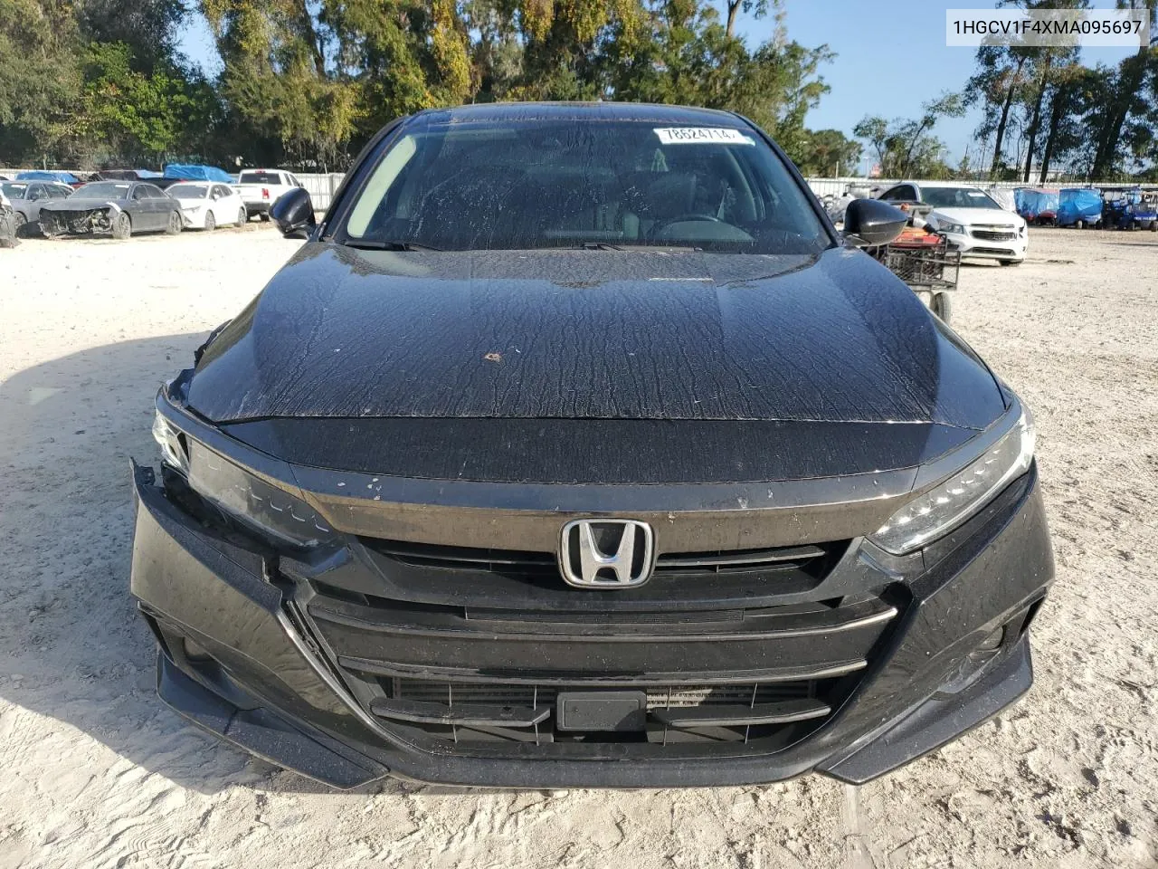 2021 Honda Accord Sport Se VIN: 1HGCV1F4XMA095697 Lot: 78624714