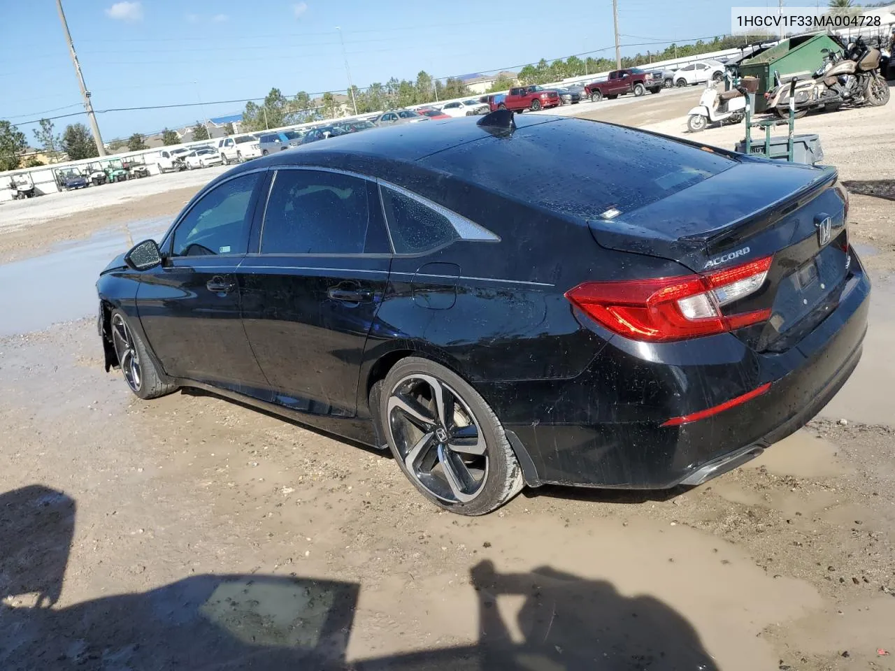 2021 Honda Accord Sport VIN: 1HGCV1F33MA004728 Lot: 78628044