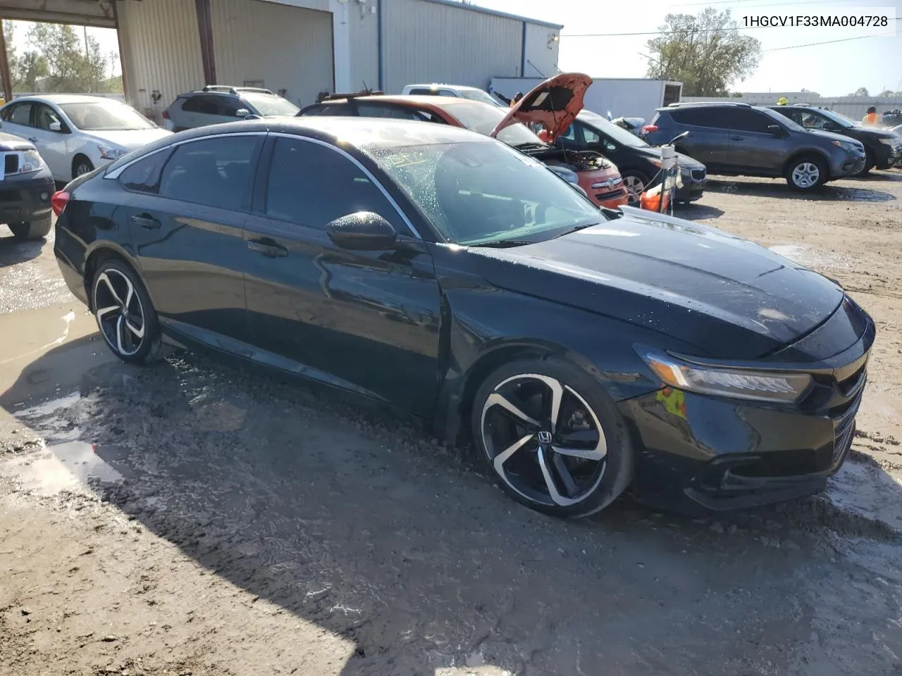 2021 Honda Accord Sport VIN: 1HGCV1F33MA004728 Lot: 78628044