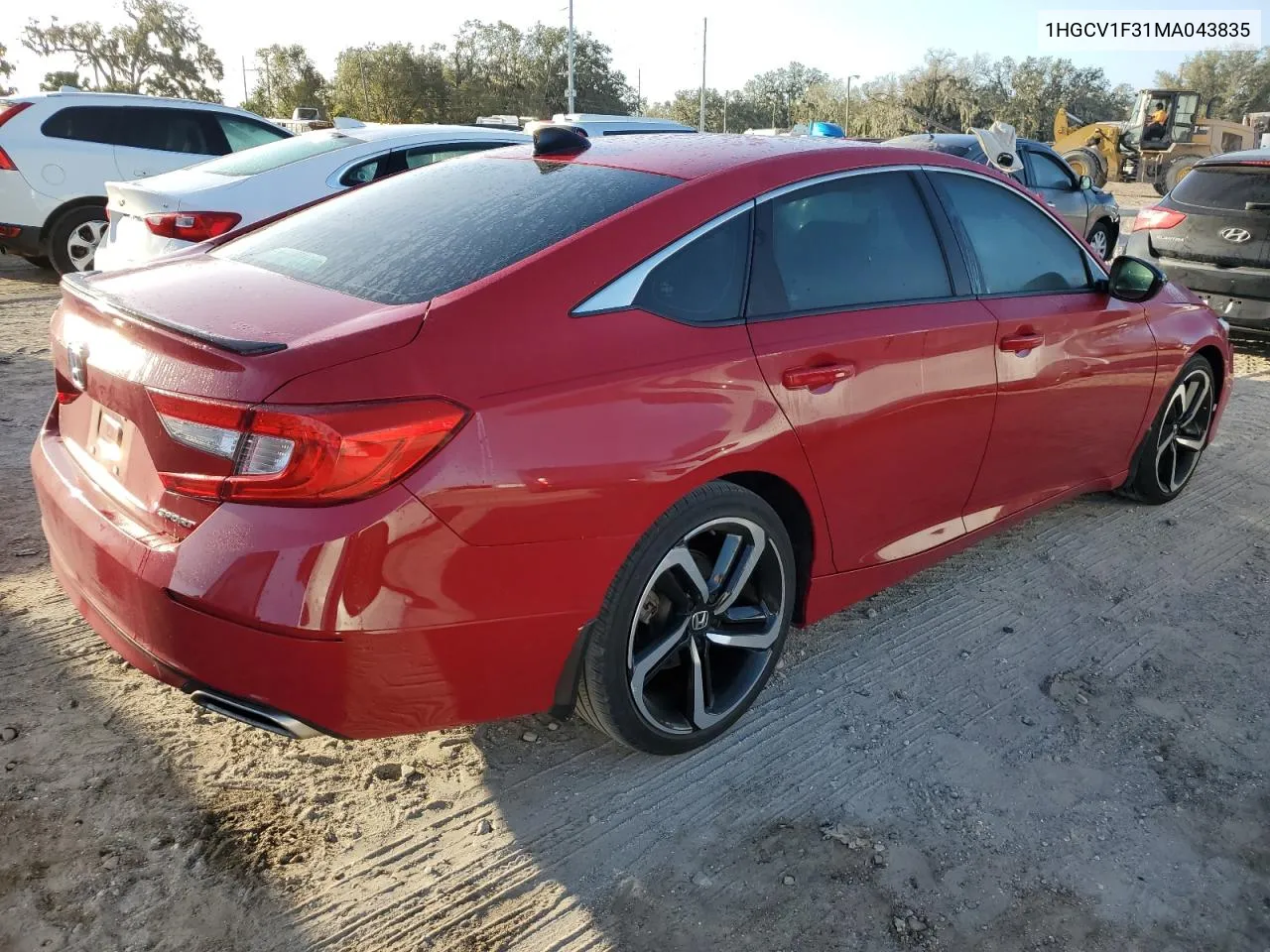 2021 Honda Accord Sport VIN: 1HGCV1F31MA043835 Lot: 78806264