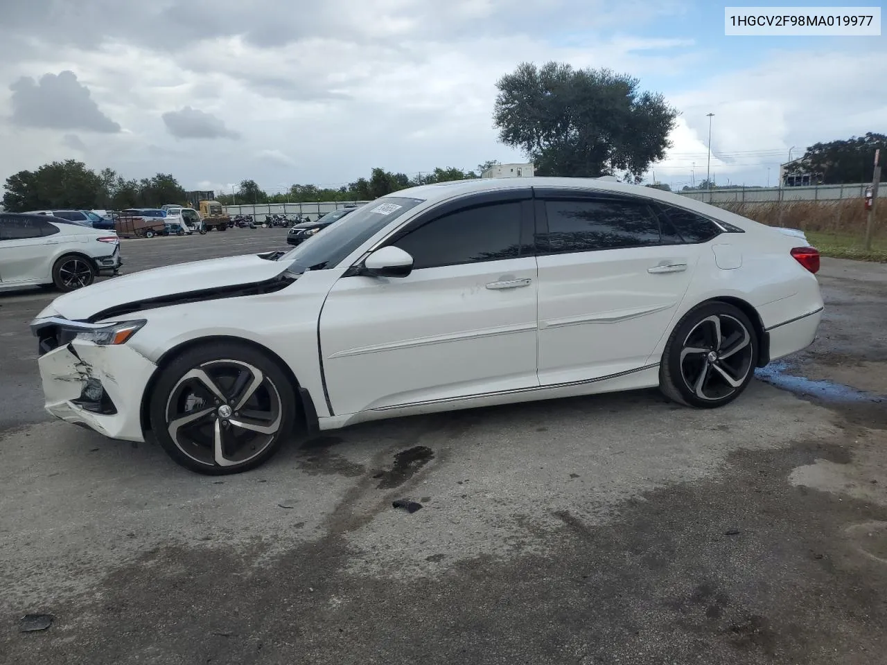 2021 Honda Accord Touring VIN: 1HGCV2F98MA019977 Lot: 79346654