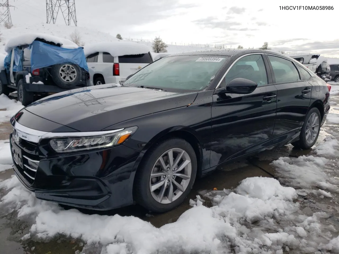 2021 Honda Accord Lx VIN: 1HGCV1F10MA058986 Lot: 79500394