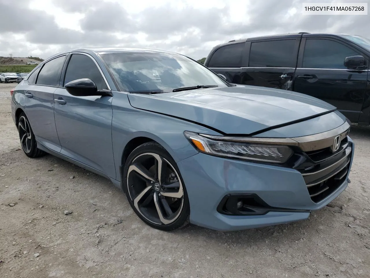 2021 Honda Accord Sport Se VIN: 1HGCV1F41MA067268 Lot: 79738984