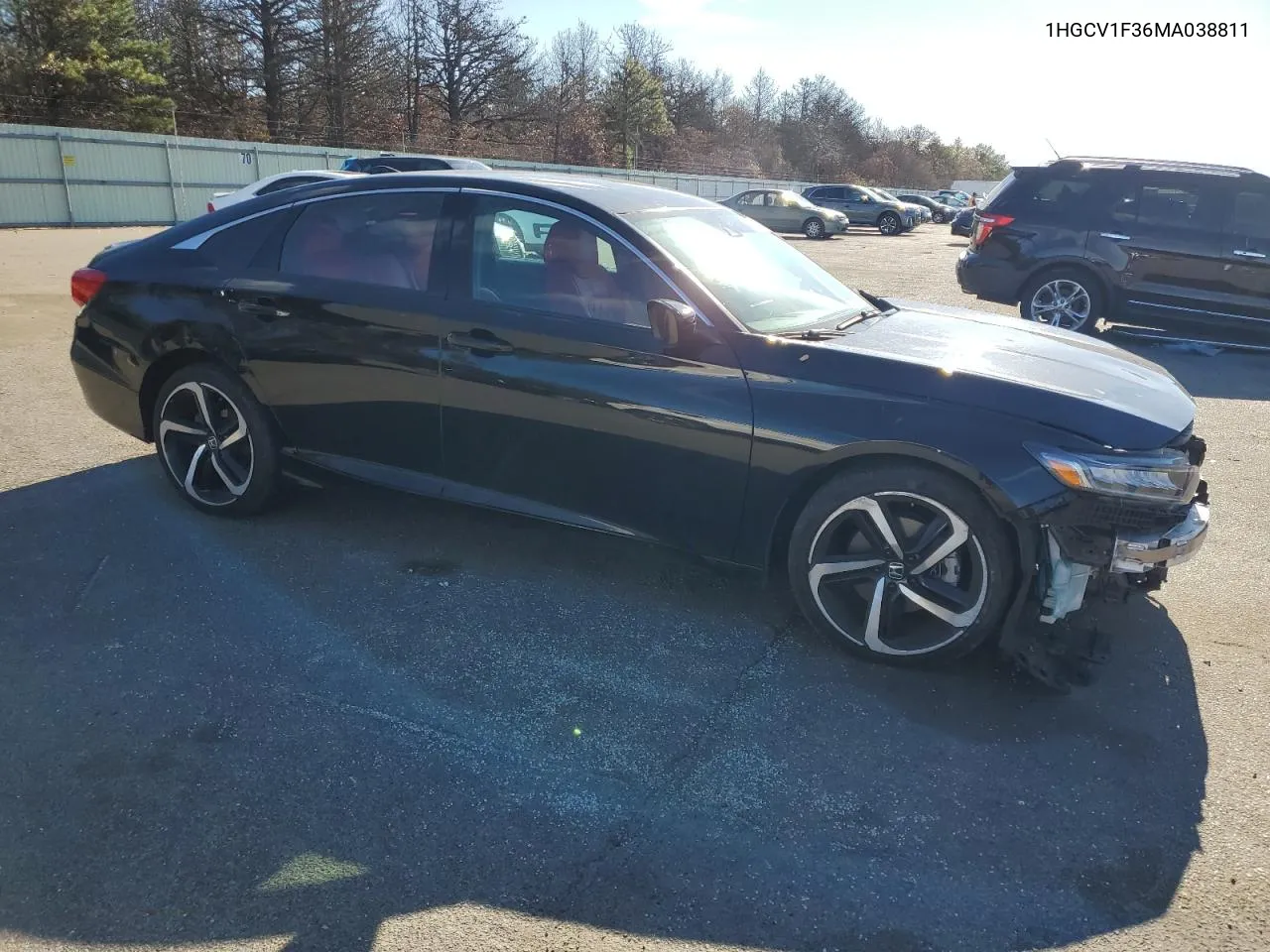 2021 Honda Accord Sport VIN: 1HGCV1F36MA038811 Lot: 80076854