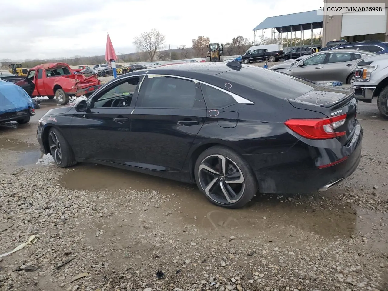 2021 Honda Accord Sport VIN: 1HGCV2F38MA025998 Lot: 80157074