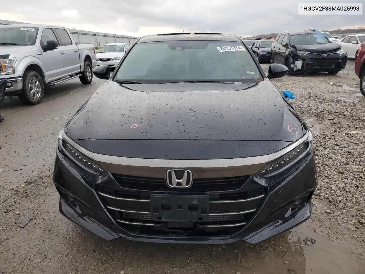 2021 Honda Accord Sport VIN: 1HGCV2F38MA025998 Lot: 80157074