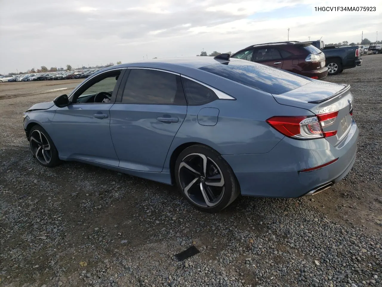 2021 Honda Accord Sport VIN: 1HGCV1F34MA075923 Lot: 80860444